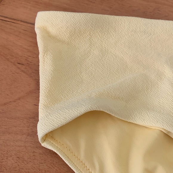 Calia by Carrie Underwood yellow XL swim bottoms mid rise moderate coverage NWT - Picture 5 of 7